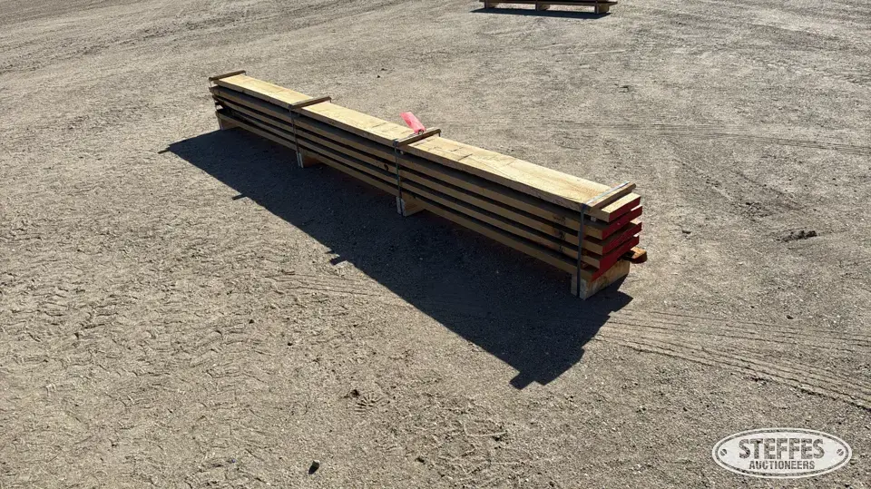 (6) 12' White oak boards Farm Support Item