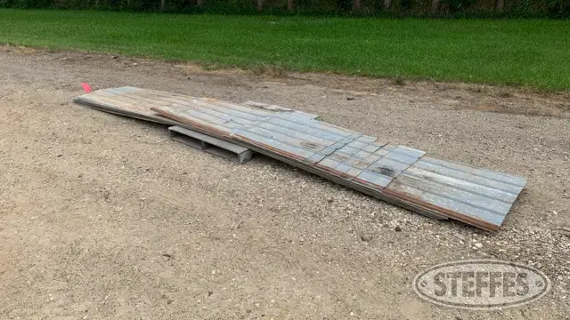 Galvanized steel siding