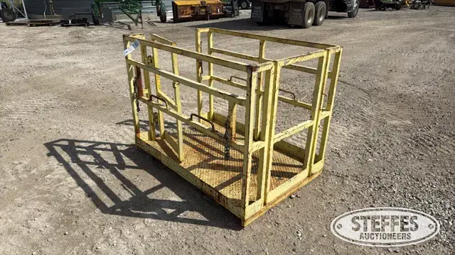 Shop-built man basket