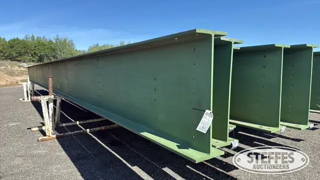 (1) Temporary bridge support beam