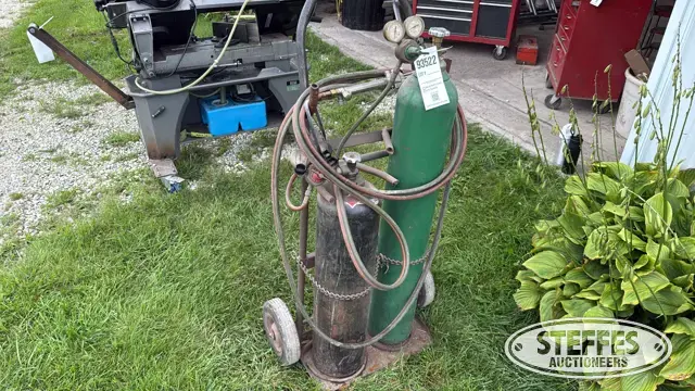 Oxy - Acetylene tanks / torch / cart