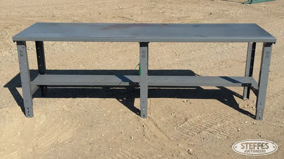 Metal table Storage and Bench