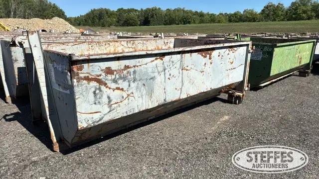 (2) 10 yd. roll-off dumpsters