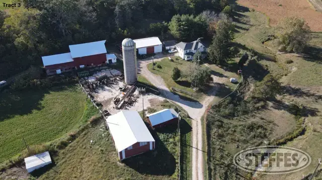 Tract 3 – Home & Buildings on 2± Acres – subject to final survey