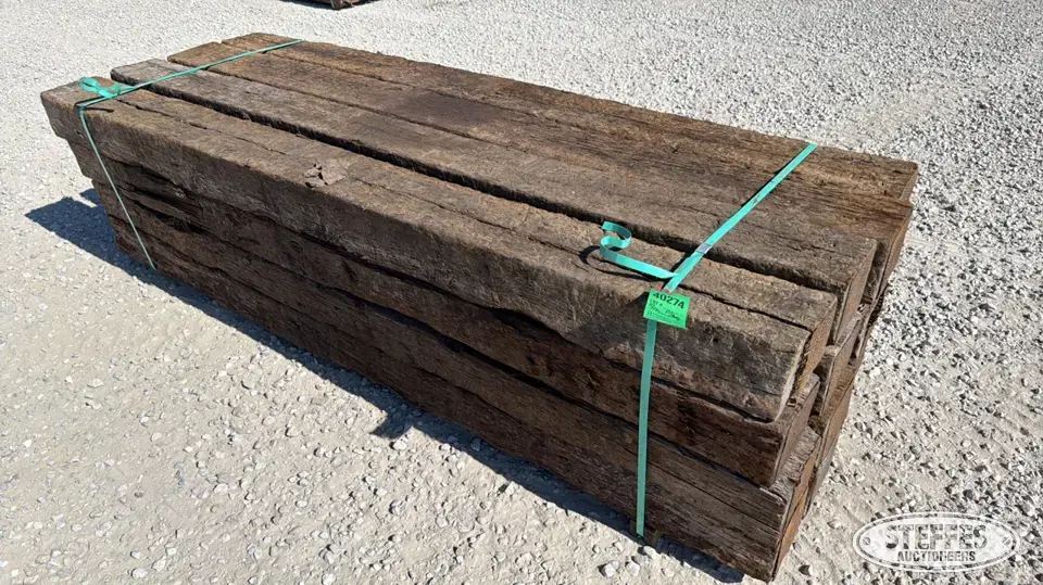 (16) Railroad ties Farm Support Item
