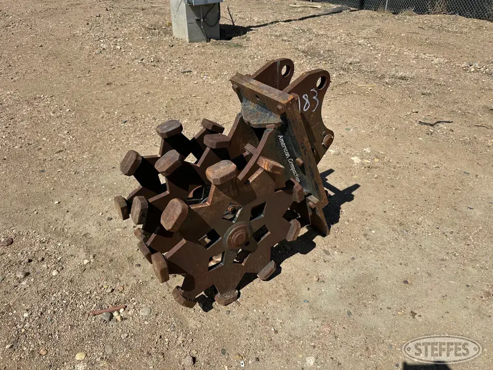 American Compaction Loader Backhoe Attachment