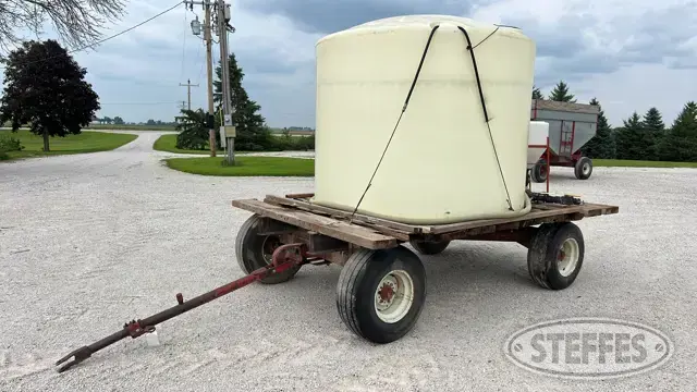 Shop-built tender trailer
