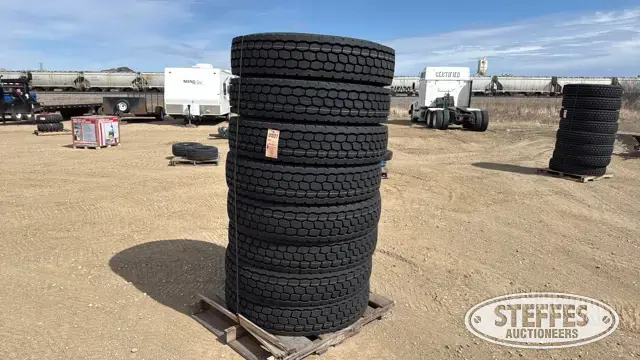 (8) Aosen ALD811 11R24.5 tires