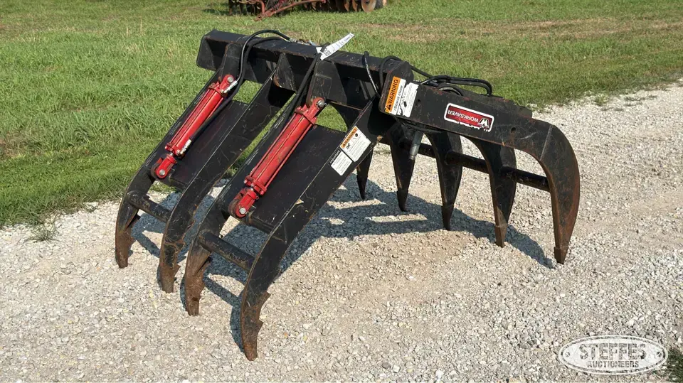 WorkSaver skid steer grapple Skid Steer Attachments-Other