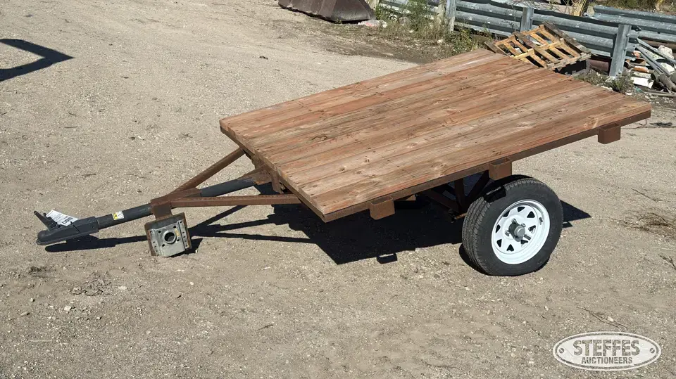 Shop-built utility trailer
