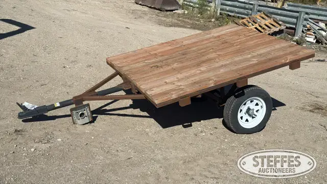 Shop-built utility trailer