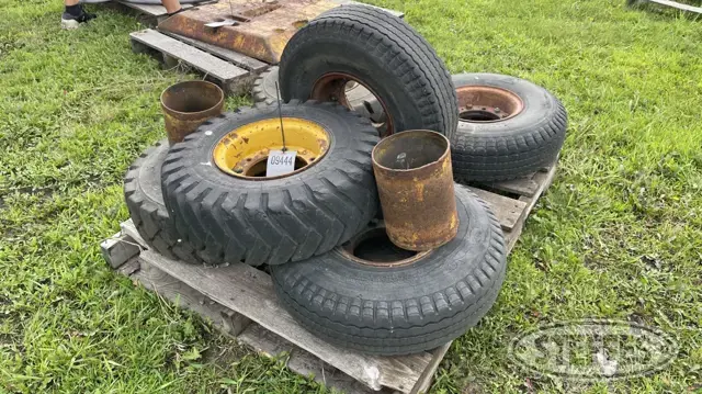 (6) 6.50-10 forklift tires