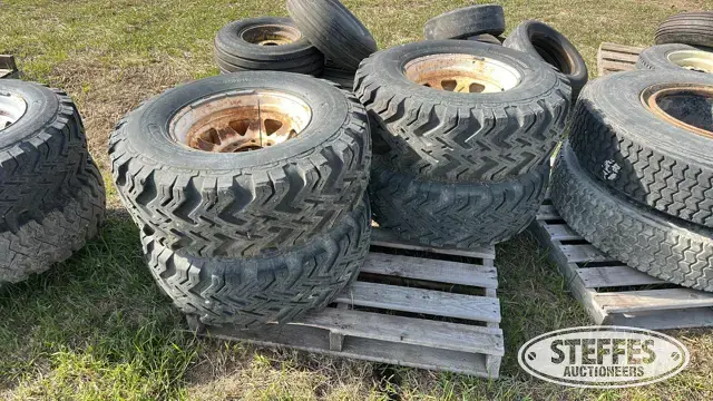 (4) 12-16.5 tires