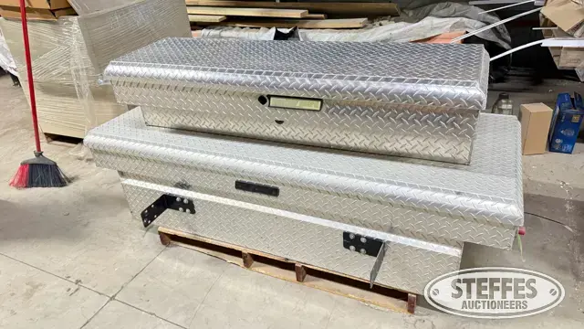 Weather Guard aluminum diamond plate pickup toolboxes