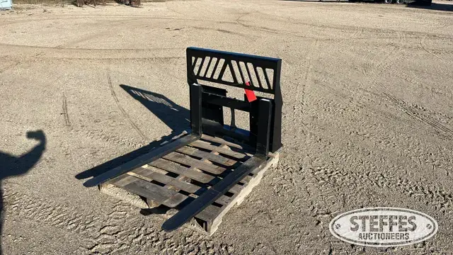 Skid steer pallet forks
