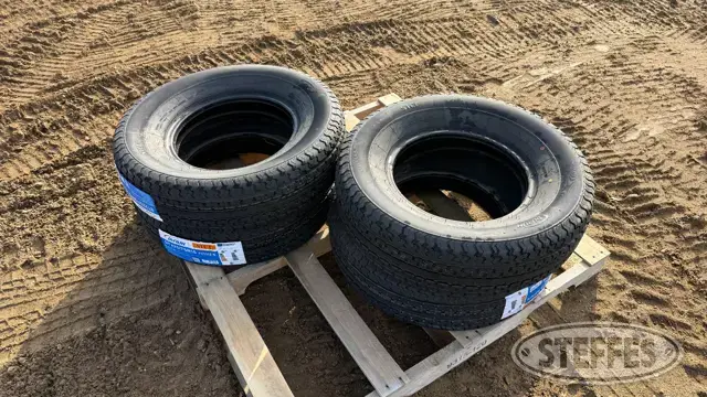 (4) Durun ST225/75R15 trailer tires