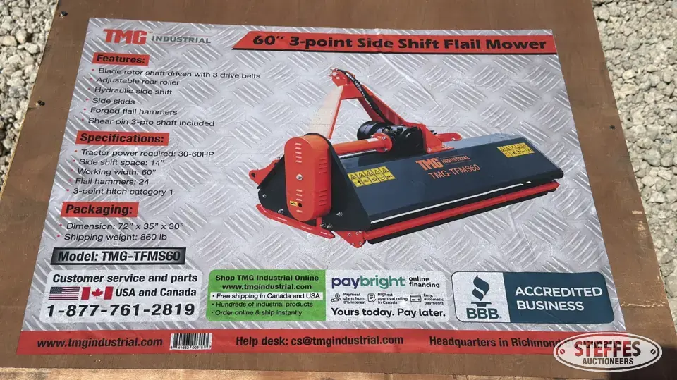 2026 TMG TFMS60 Flail Mower