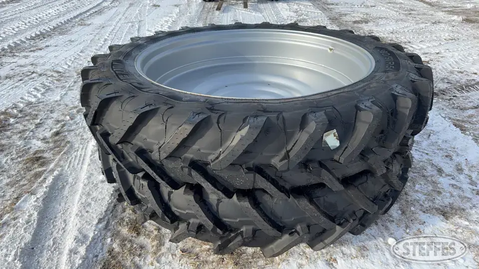 (2) Michelin AgriBib 380/90R54 Tractor-Implement Tire