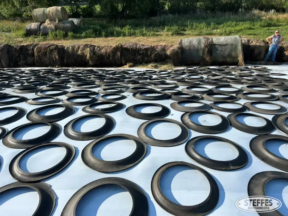 (10) Bundles of passenger tire sidewalls Farm Support Item