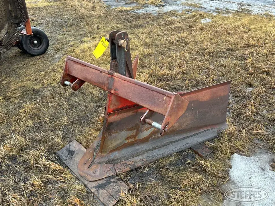 Shop-built V-blade ditcher
