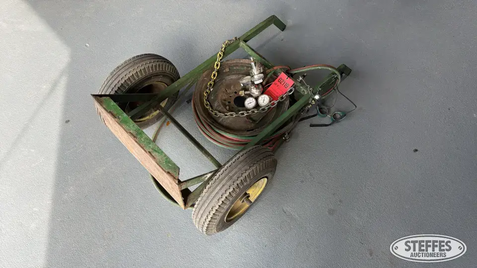 Welding bottle cart