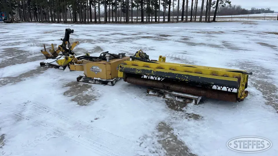 Diamond flail mower