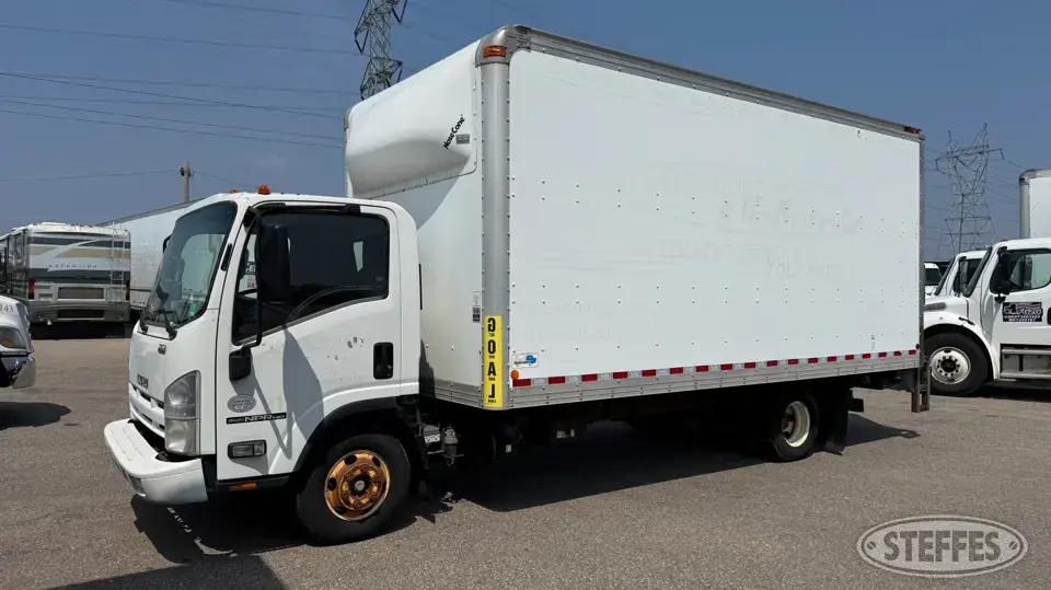2013 Isuzu NPR HD Single Axle Boxed Truck