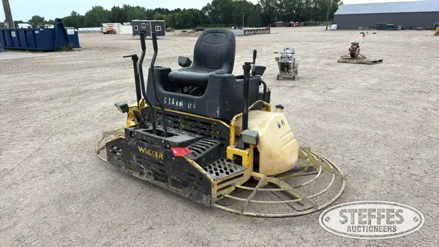 Wacker Neuson ride-on concrete trowel