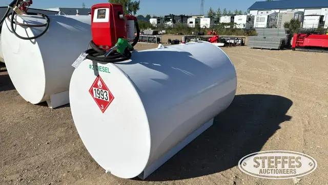 500 gal. fuel tank