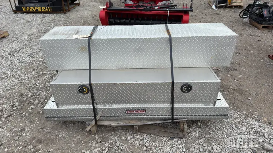 (2) Weather Guard pickup bed storage boxes Van Bodies and Truck Attachment
