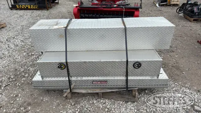 (2) Weather Guard pickup bed storage boxes