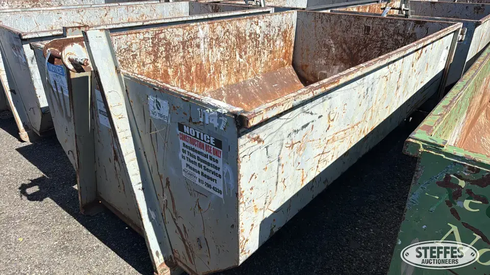 10 yd. roll-off dumpster Construction Support Item