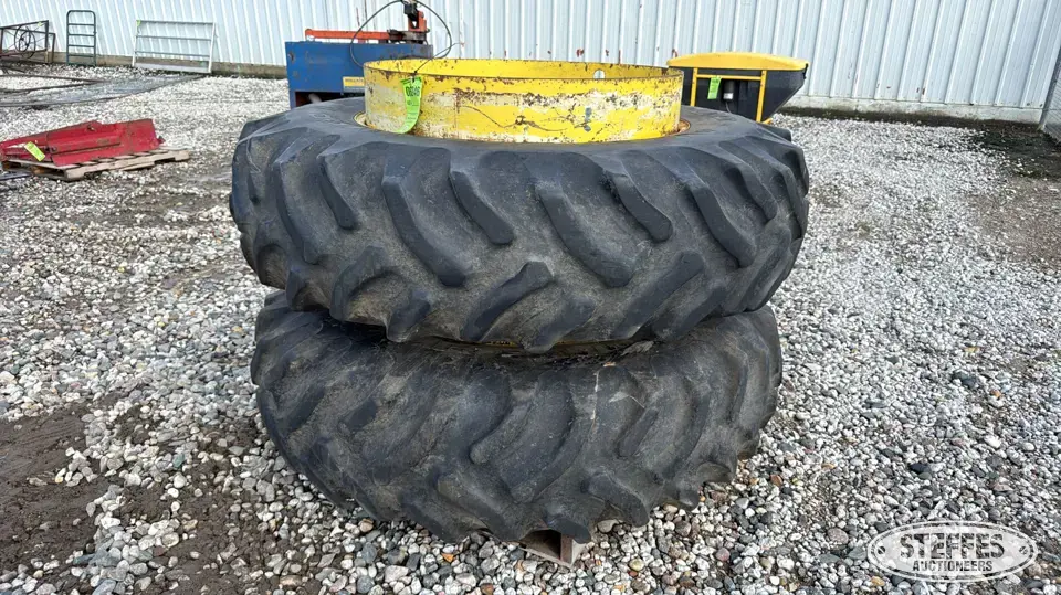 (2) 18.4-38 band duals Tractor-Implement Tire
