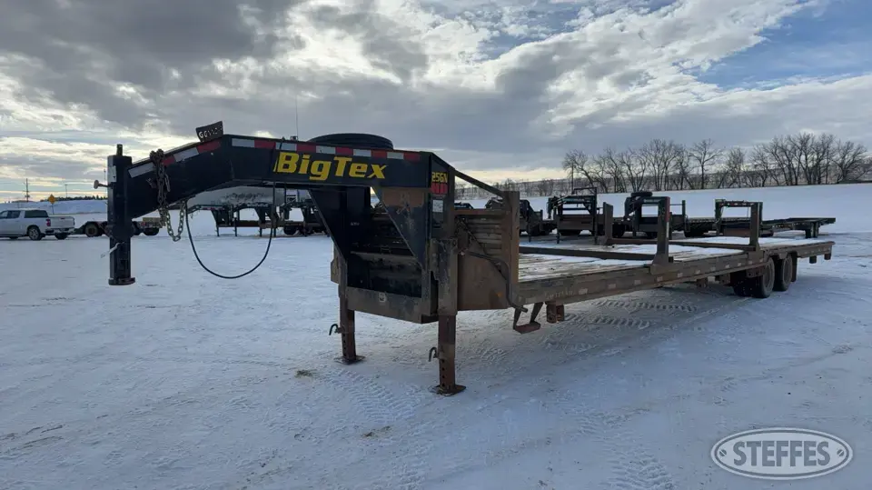 2021 Big Tex 25GN-40 Flatbed Trailer