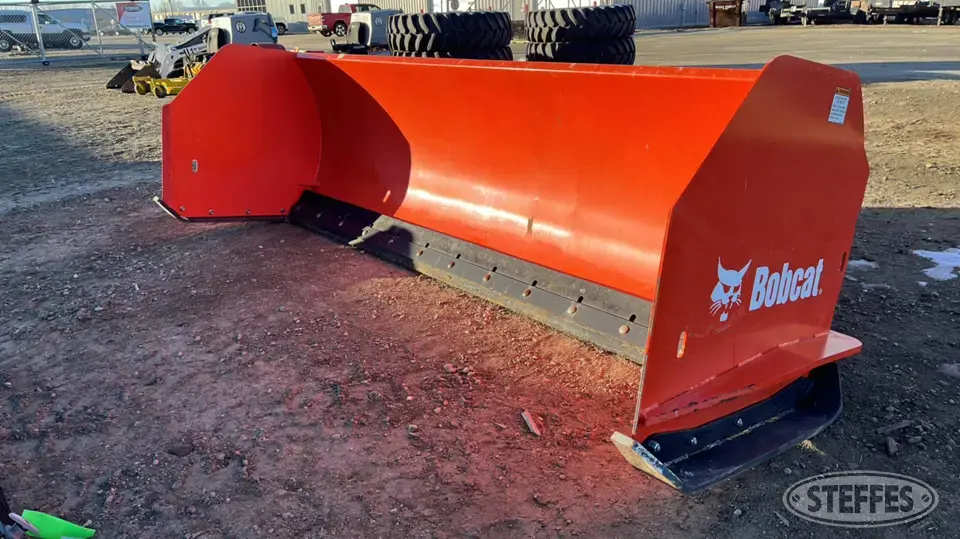 2017 Bobcat 120 Skid Steer Snow Pushers and Snowblower