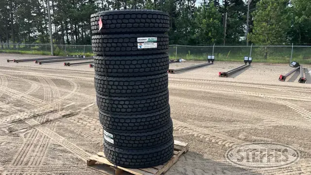 (8) Headway HLD811 295/75R22.5 tires
