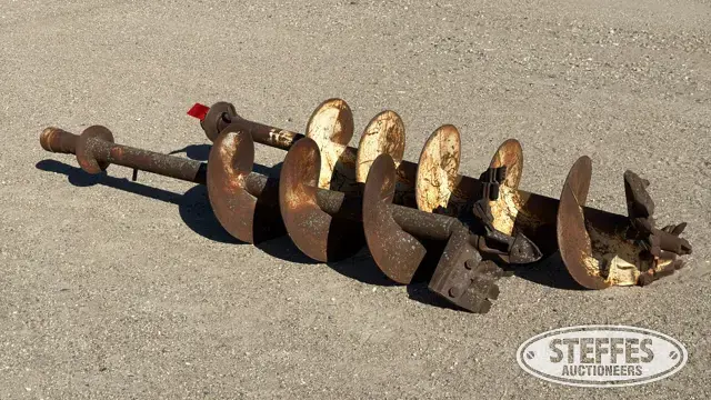 (2) Post hole augers