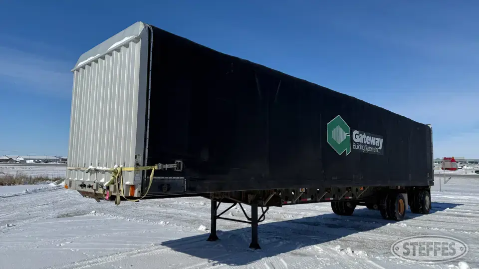 2000 Transcraft Semi Flatbed Trailer