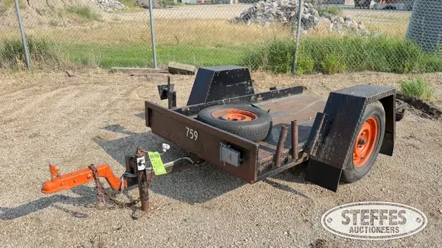 Single axle trailer
