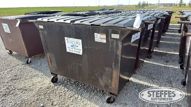 (5) 2 yd. dumpsters