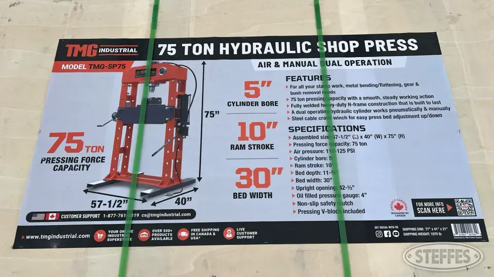 2025 TMG SP75 Specialty Tool
