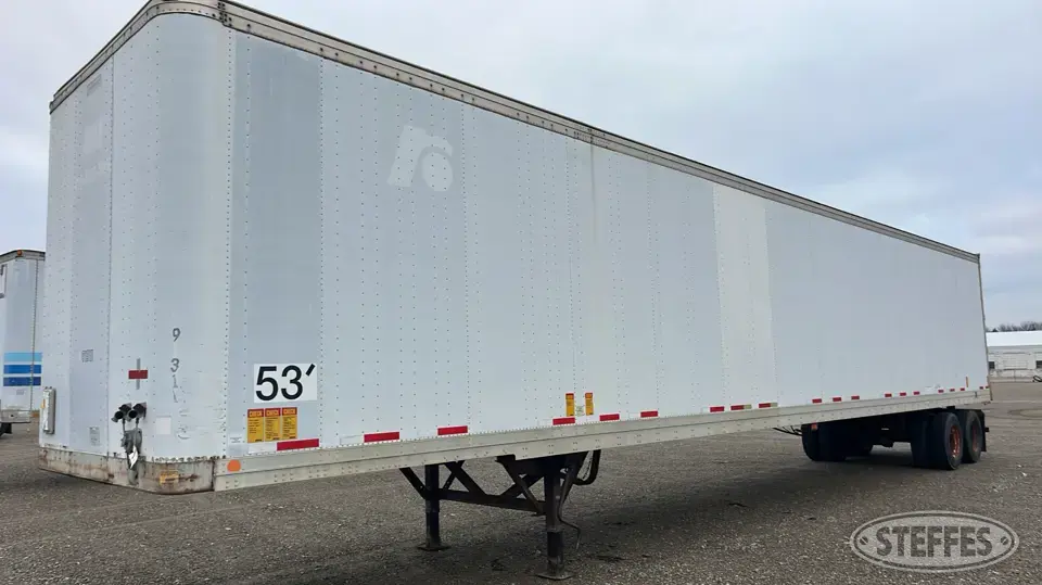 1999 Fruehauf Van Trailer