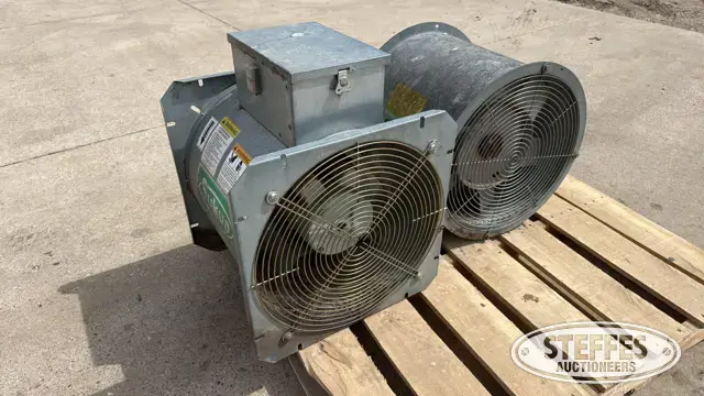 (2) Aeration fans
