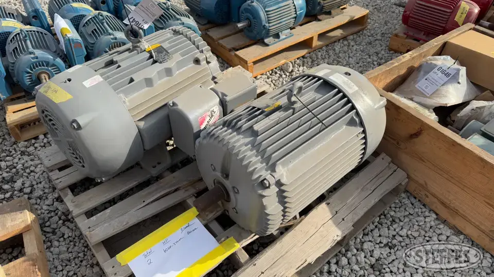 (2) Baldor electric motors Farm Support Item
