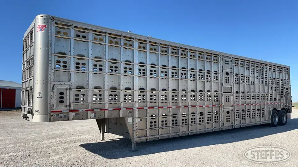 2013 Wilson PSDCL-411P Semi Livestock Trailer