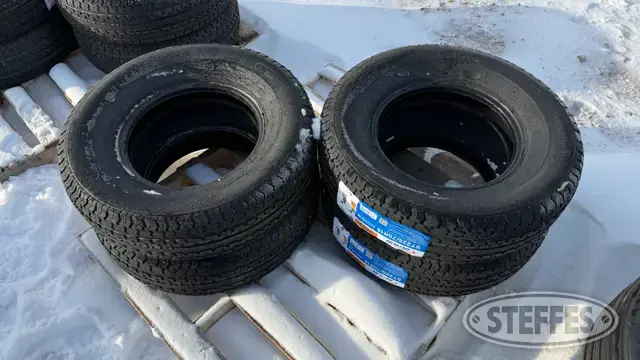(4) Durun ST225/75R15 tires