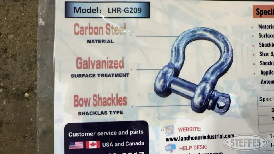 (19) Screw pin anchor shackles Construction Support Item