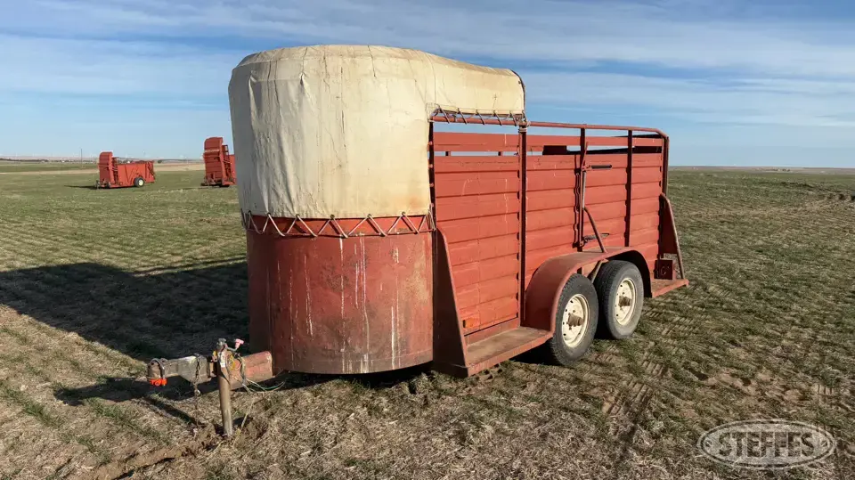 Livestock trailer Bumper Livestock Trailer