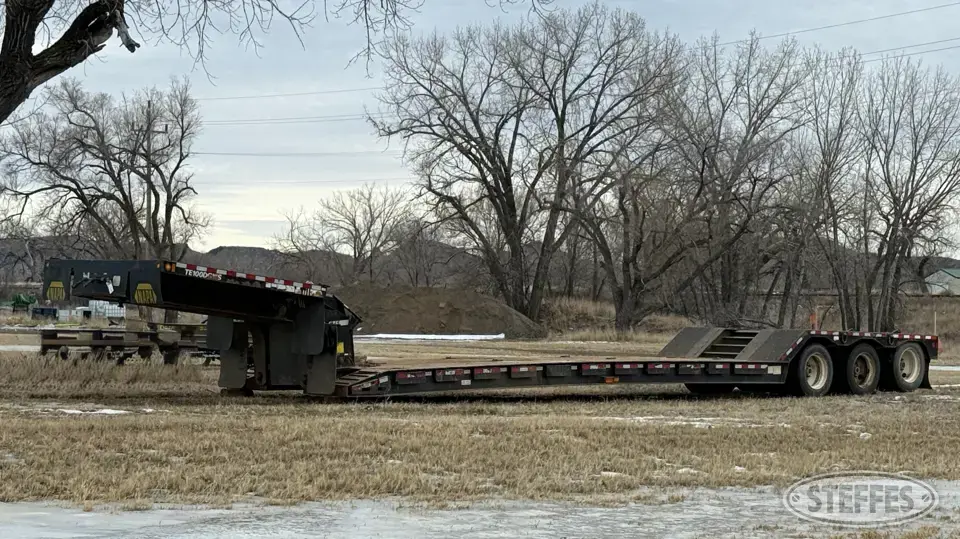 2014 Trail-Eze TE100DGWS 100-ton Lowboy Trailer