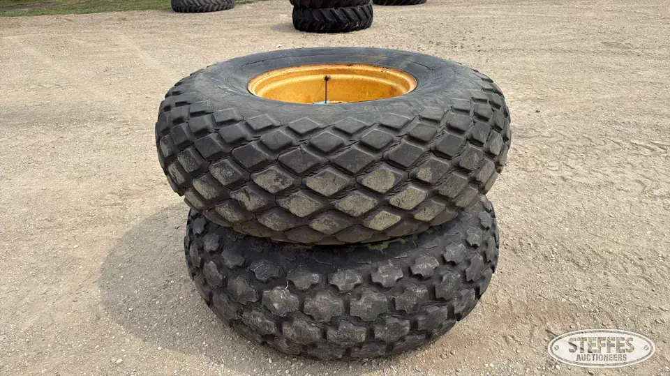(2) Goodyear 18.4-26 tires Tractor-Implement Tire